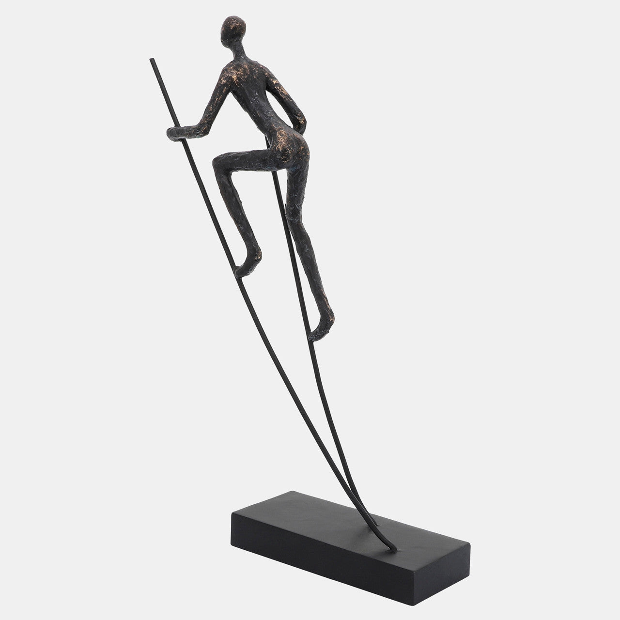 HOMBRE EN VARA BRONCE