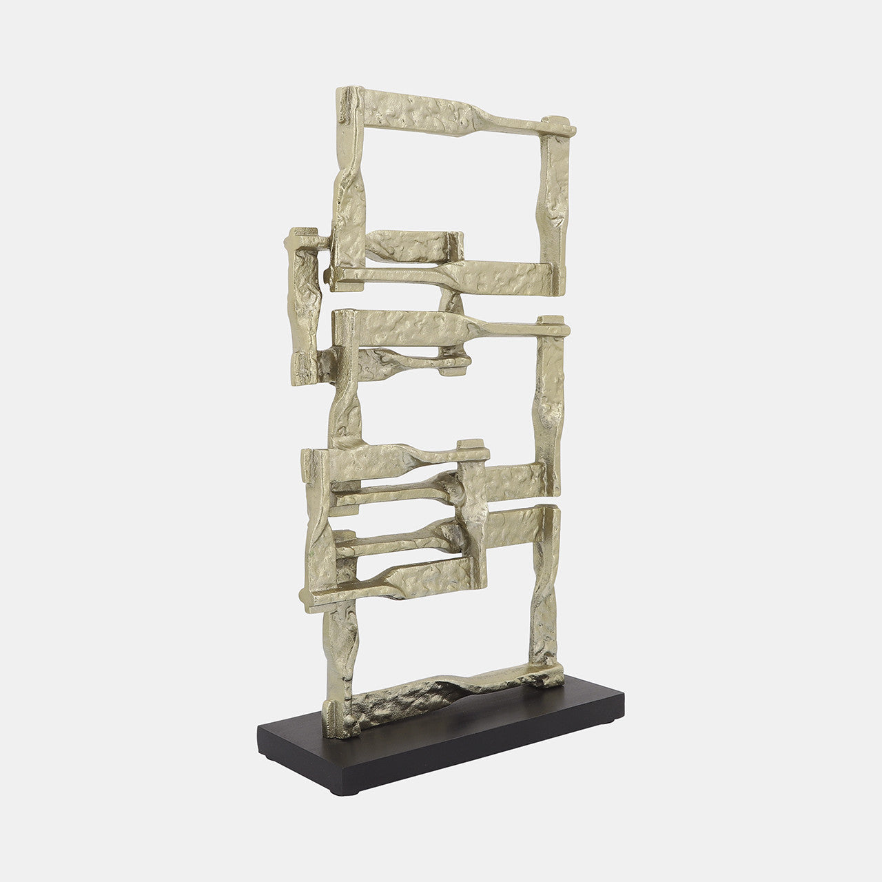 ESCULTURA STACKING DORADO