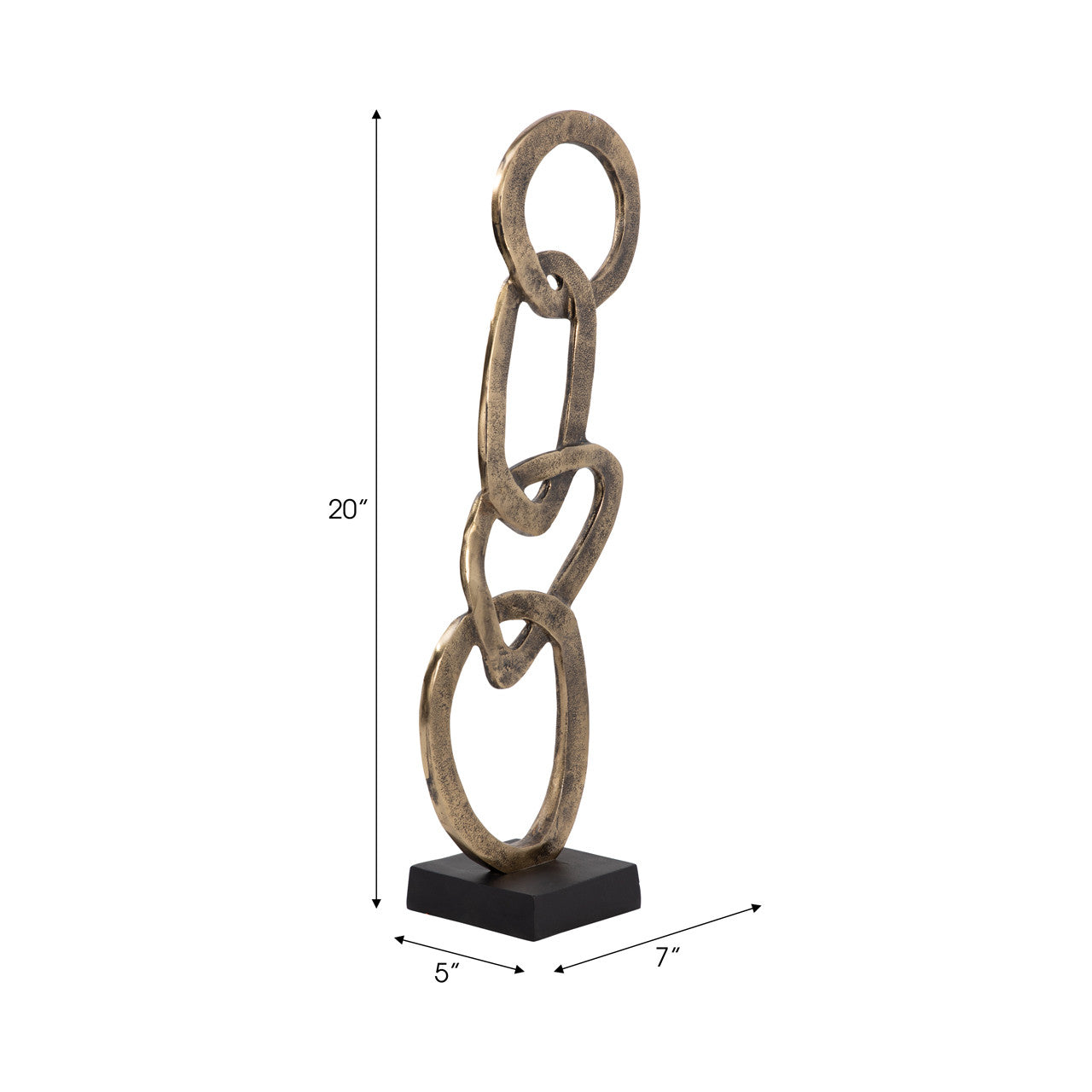 ESCULTURA NOIDA 22" ORO