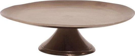 PLATE REDONDO STAND BRONZE